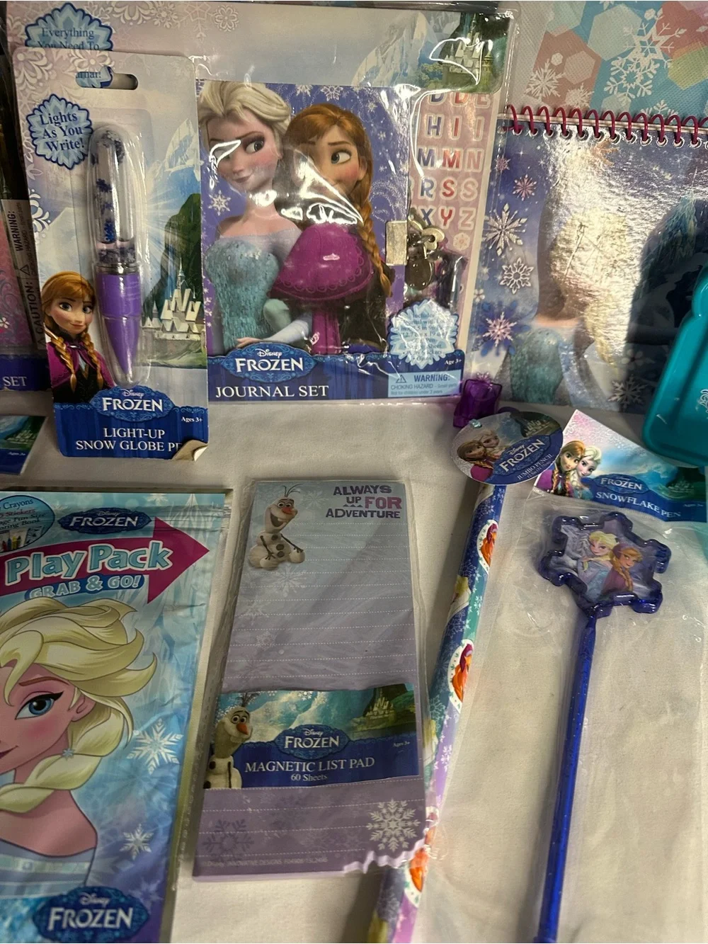 Disney Frozen Stationery, Accessories & Snack Set – Elsa, Anna & Olaf Themed